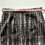 Banana Republic  Sloan Pencil Skirt Black White Stripe Size 4 Photo 8