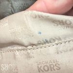 MICHAEL KORS MK Signature Jet Set Travel CARRYALL TOTE Bag Oyster Patent Leather Tan Photo 12