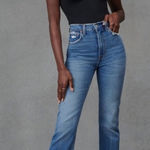 Abercrombie & Fitch  Ultra High Rise Ankle Straight Jeans 27/4 y2K Released Hem Photo 0