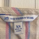 Southern Tide Southern Tide blue pink striped shirt dress size XS Photo 4