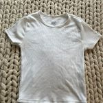 Urban Outfitters White Baby Tee Photo 0