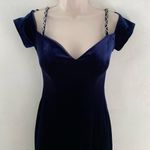 Dancing Queen   velvet Midnight Blue Gown Photo 2