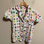 Roller Rabbit Kerri Rosenthal Tiny Drops of Love Hearts Polo Pajamas Size Small Photo 2