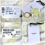 Balmain Yellow and White Tweed Cardigan 42 FR 10 US DF1KL106KG71 Photo 5