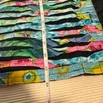 Colorful Striped Women's Lightweight Shirt Jacket 2X Black Photo 2