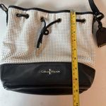 Cole Haan  Women’s Black and White Bucket Shoulder Crossbody Bag Photo 6