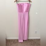 Solace London NWT  Afra Women’s Maxi Long Dress Pink Blush Size 2 flaw Photo 3