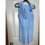 Love & Sports Baby Blue Terry Cloth Romper V‎ Neck Hoodie XS Photo 5