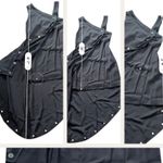 Just Cavalli NEW Asymmetric Draped Midi Dress size 46 IT Black Photo 13