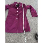 Coach Women's Trench Pink Rain Coat, Lined floral print, Size Small S Photo 5