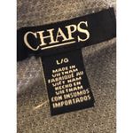 CHAPS Lace Up Sweatshirt Women Blue Rugged Blue Size Large Cotton Blend G2 Photo 6