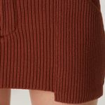 AYA MUSE Rever Knit Mini Skirt In Brick Red Size M Photo 2