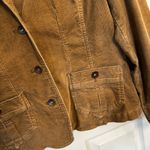 Bass Jeans Brown Corduroy Blazer Jacket Cotton Stretch Lrg Grandpa Prep Academia Size L Photo 5