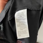 Madewell Black Satin Cami V-Neck Side Button Faux Wrap Knee Length Dress Photo 6