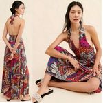 Anthropologie 💯%Maeve Cynthia Halter Maxi Dress Photo 1