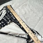 Calvin Klein Swimwear Geometric Black & White Side Tie Hipster Bikini Bottom XS Photo 8