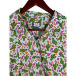 KAVU True Outdoor Wear Womens XS Cactus Print Short Sleeve Button Up Shirt Photo 3