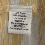 Nine West  Yellow Floral Ruffle Blouse‎ | Medium | Cottagecore Boho Chic Photo 6