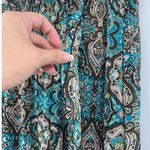 Lavish Vtg Y2K Skirt Sz L Brown Maxi Boho Ruffle Festival Flowy Sheer Romantic Photo 1