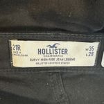 Hollister  Curvy High Rise Denim Jeggings Womens 21 Black Minimalist Casual Photo 4