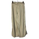 BLANK NYC  Sand Beige Wide Leg Linen Paperbag Tie Waist Pants M Photo 2