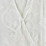 Bishop and Young New Textured Wrap Blouse Jayne Cross Front Top White Photo 2