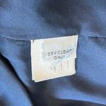 Liancarlo Couture 100% Silk Beaded Jacket and Skirt Set Deep Navy Blue, Size 10 Blue Photo 8