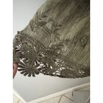 Pretty Angel Tunic Dress Size S Green Floral Lace Sheer Forest Fairy Whimsy Photo 2