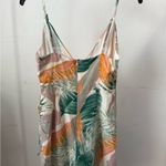 Blue Blush  Leaf Pattern Wrap Dress Photo 3