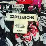 Billabong  Spring Warrior Black Floral‎ Print Long Sleeve Shift Dress Medium Photo 5