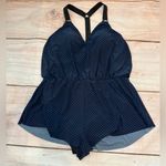 Magicsuit Gabby Blue Polka Dot Romper Swimsuit L135413 Size 12 READ Photo 3