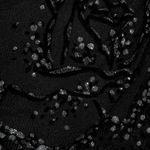 Marchesa Notte one shoulder dark navy glitter tulle evening gown size 2 NWT Blue Photo 6