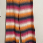 Trina Turk Kern Serape Striped Wide Leg Cotton Pants Women’s Size 4 Photo 0