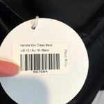 Princess Polly  NWT Black Satin Kendra Mini Dress - size 12 Photo 8