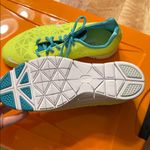 Nike  Vibrant Green and Blue Athletic Shoes Photo 2