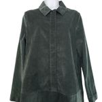 COS Corduroy Shirt Dress Womens 6 Green A Line Preppy Long Sleeve Academia Photo 9