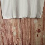 Liana White Rabbit Fur Pocket Crewneck Cropped T Shirt NWOT Size M Size M Photo 4