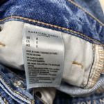 American Eagle  Mom Shorts Distressed High Rise Blue Denim Distressed  Womens 8 Photo 4