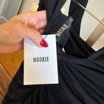 Nookie  Aria Midi Dress Ruched Halter Size M – NWT Sold Out $219 Retail Photo 2