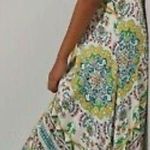 Anthropologie  Ella Halter Tunic Dress Tie Neck Hankerchief Hem Maxi S/XS -ovrszd Photo 1