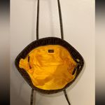 Fendi Zucca Coated Canvas Tote Yellow Interior Photo 1