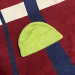 Green fuzzy furry Grinch inspired beanie hat Photo 1