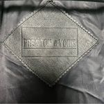 Preston & York Vintage 90s  Black Leather Patchwork Open Jacket Women’s Size S Photo 5