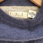 TSE 100% Cashmere Crew Neck Long Sleeve Sweater in Cornflower Blue Size Small Photo 3