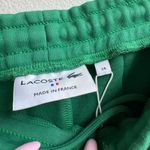 Lacoste Women’s Striped Knit Embroidered Side Green Lounge Pant Size 34 Small Photo 4