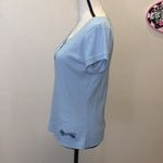 Harley Davidson Boise Idaho Biker blue shirt sleeve shirt Photo 3