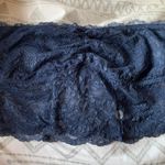 American Eagle Outfitters NWOT AEO Lace Bandeau Top Blue Size M Photo 0