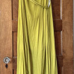 Lulus  Tie Chartreuse Dress  Photo 0