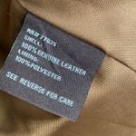 Chi by Falchi Collarless Snake Print Tan Cream Leather Jacket NWOT Plus Size 1X Photo 4