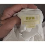 Maeve Anthropologie  The Soren Poplin Cotton Midi Shirt Dress White Size XL Photo 9